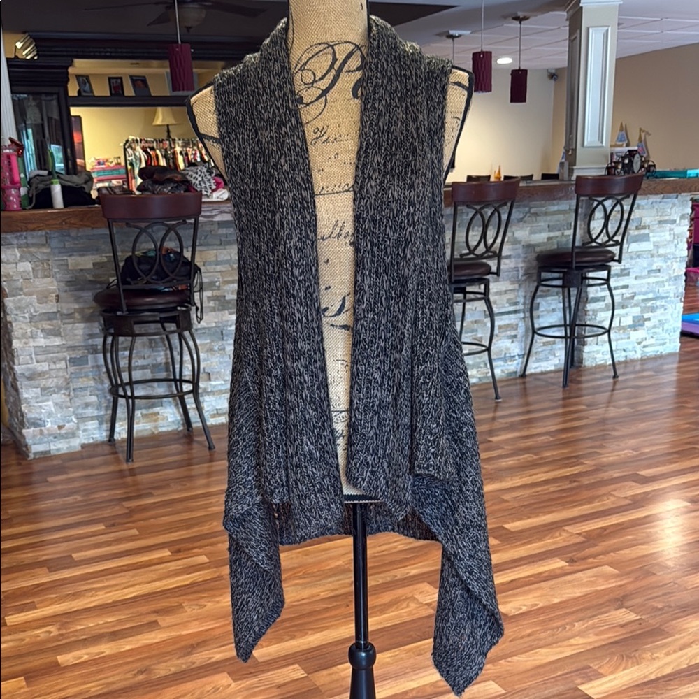 Brown sweater vest